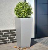 VidaXL Plantenbakken 2 st 35x35x75 cm gegalvaniseerd staal
