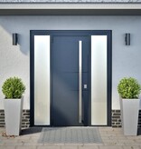 VidaXL Plantenbakken 2 st 35x35x75 cm gegalvaniseerd staal