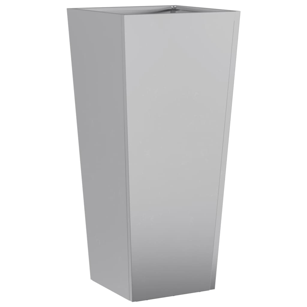 VidaXL Plantenbak 35x35x75 cm gegalvaniseerd staal