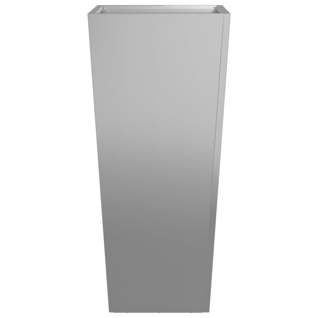 VidaXL Plantenbak 35x35x75 cm gegalvaniseerd staal