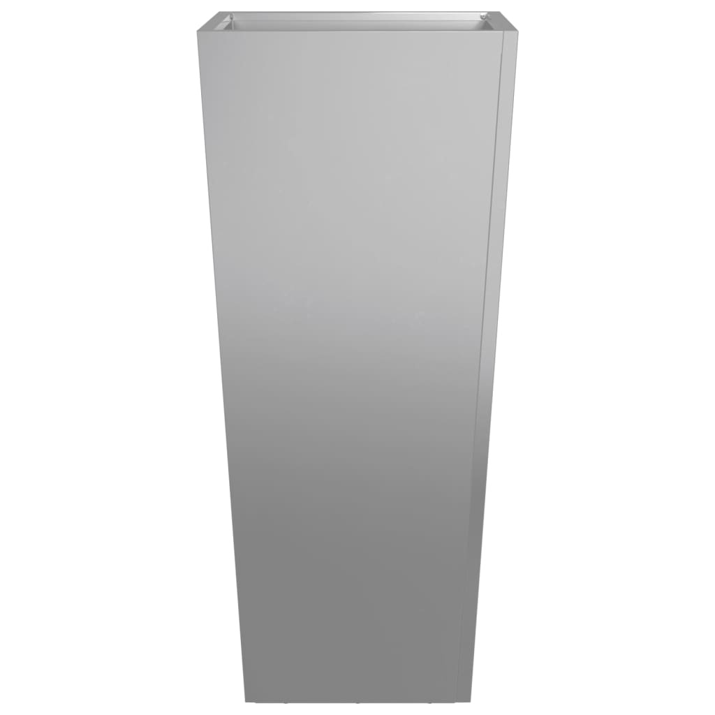 VidaXL Plantenbak 35x35x75 cm gegalvaniseerd staal