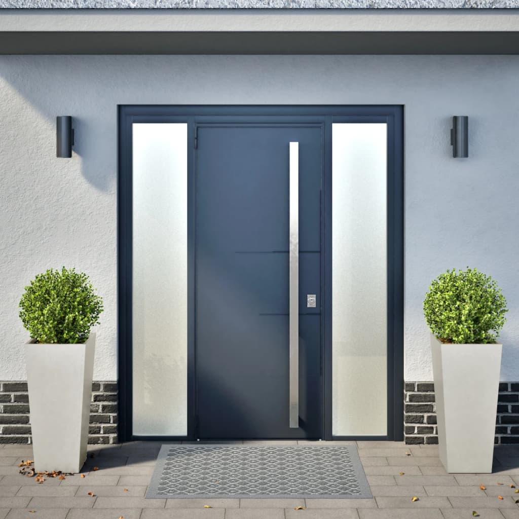 VidaXL Plantenbakken 2 st 35x35x75 cm roestvrij staal