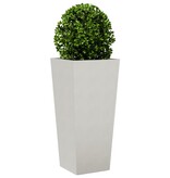 VidaXL Plantenbakken 2 st 35x35x75 cm roestvrij staal
