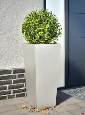 VidaXL Plantenbak 35x35x75 cm roestvrij staal