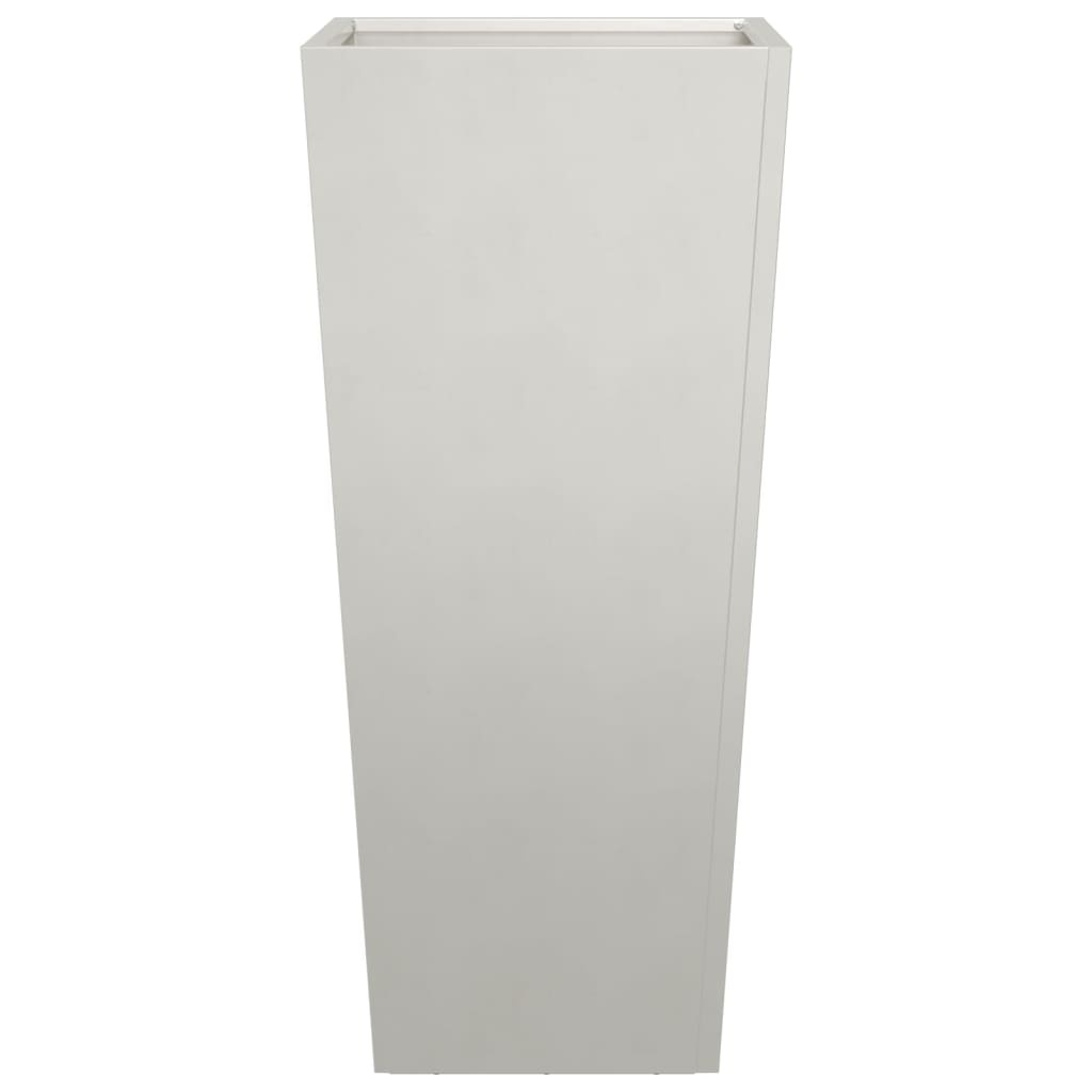VidaXL Plantenbak 35x35x75 cm roestvrij staal