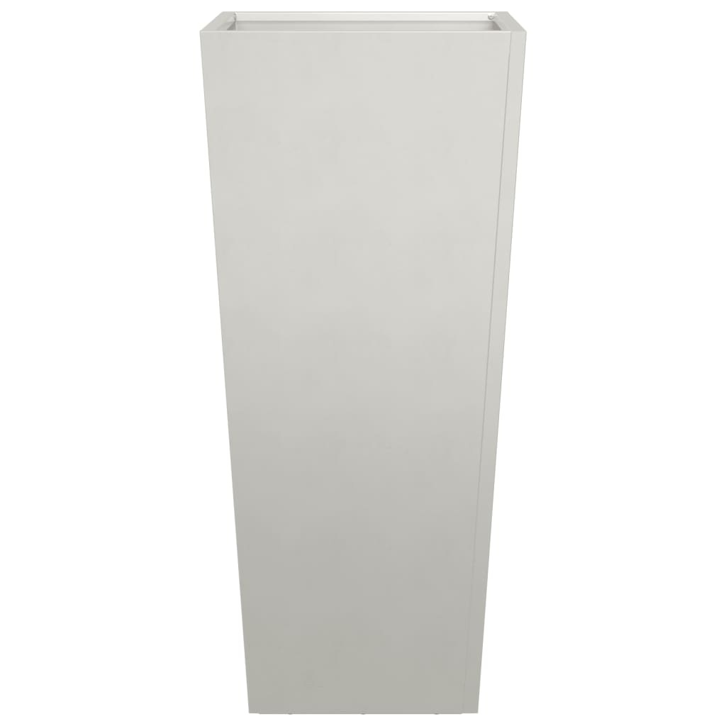 VidaXL Plantenbak 35x35x75 cm roestvrij staal