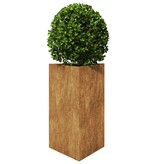 VidaXL Plantenbakken 2 st driehoek 50x43x75 cm cortenstaal