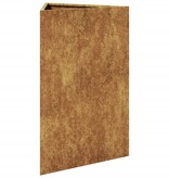 VidaXL Plantenbakken 2 st driehoek 50x43x75 cm cortenstaal