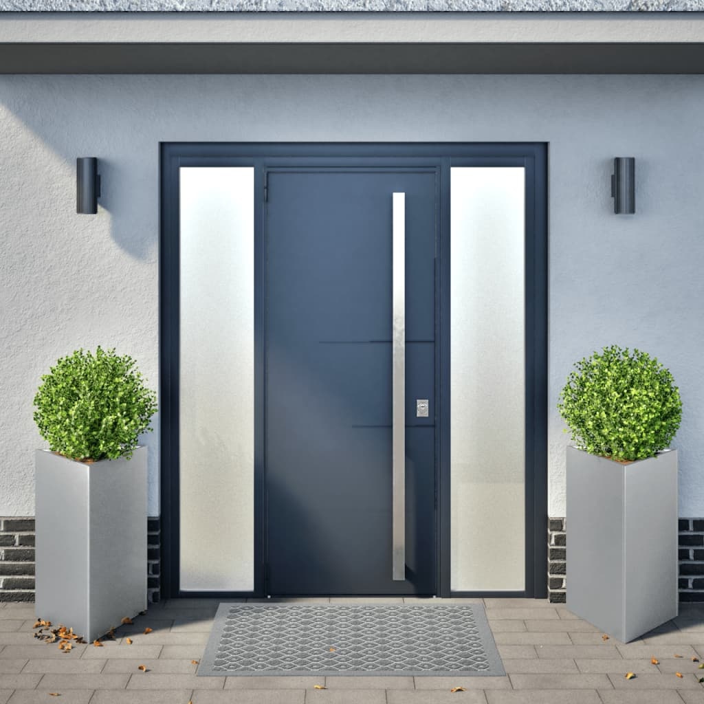 VidaXL Plantenbakken 2 st driehoek 50x43x75 cm gegalvaniseerd staal