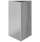 VidaXL Plantenbakken 2 st driehoek 50x43x75 cm gegalvaniseerd staal