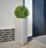 VidaXL Plantenbakken 2 st driehoek 40x34,5x70 cm gegalvaniseerd staal