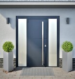 VidaXL Plantenbakken 2 st driehoek 40x34,5x70 cm gegalvaniseerd staal