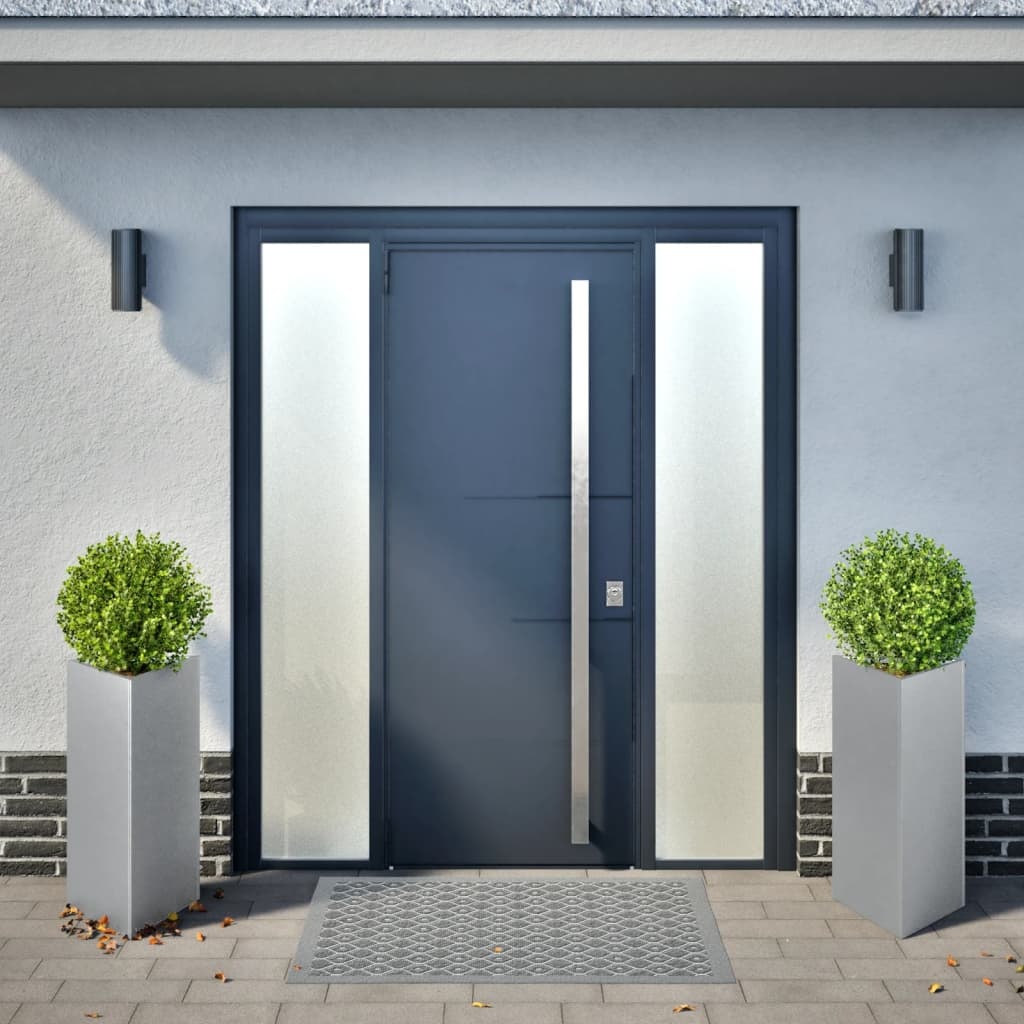 VidaXL Plantenbakken 2 st driehoek 40x34,5x70 cm gegalvaniseerd staal