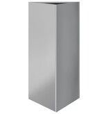 VidaXL Plantenbakken 2 st driehoek 40x34,5x70 cm gegalvaniseerd staal