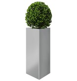 VidaXL Plantenbak driehoek 40x34,5x70 cm gegalvaniseerd staal