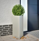 VidaXL Plantenbakken 2 st driehoek 40x34,5x70 cm roestvrij staal