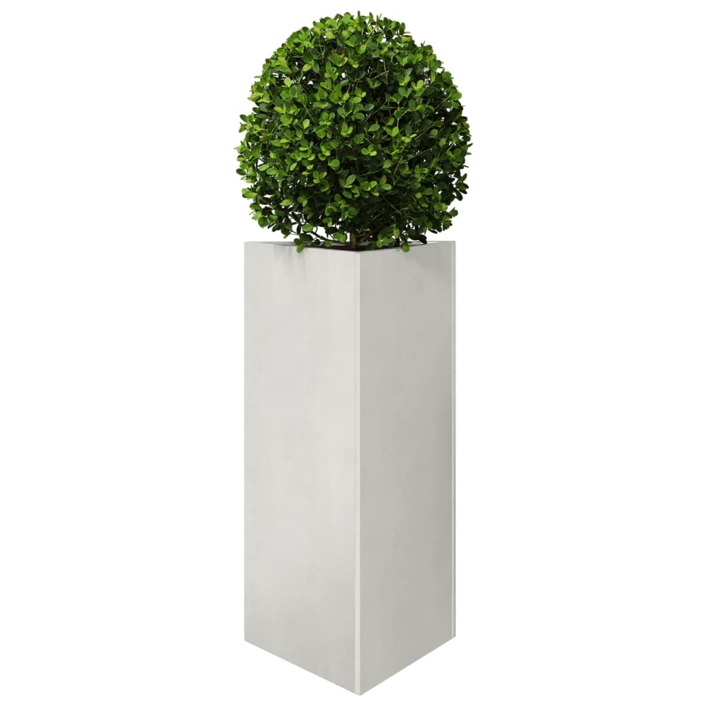 VidaXL Plantenbak driehoek 40x34,5x70 cm roestvrij staal