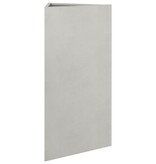 VidaXL Plantenbak driehoek 40x34,5x70 cm roestvrij staal