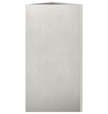 VidaXL Plantenbak driehoek 40x34,5x70 cm roestvrij staal