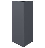 VidaXL Plantenbakken 2 st driehoek 40x34,5x70 cm staal antracietkleur