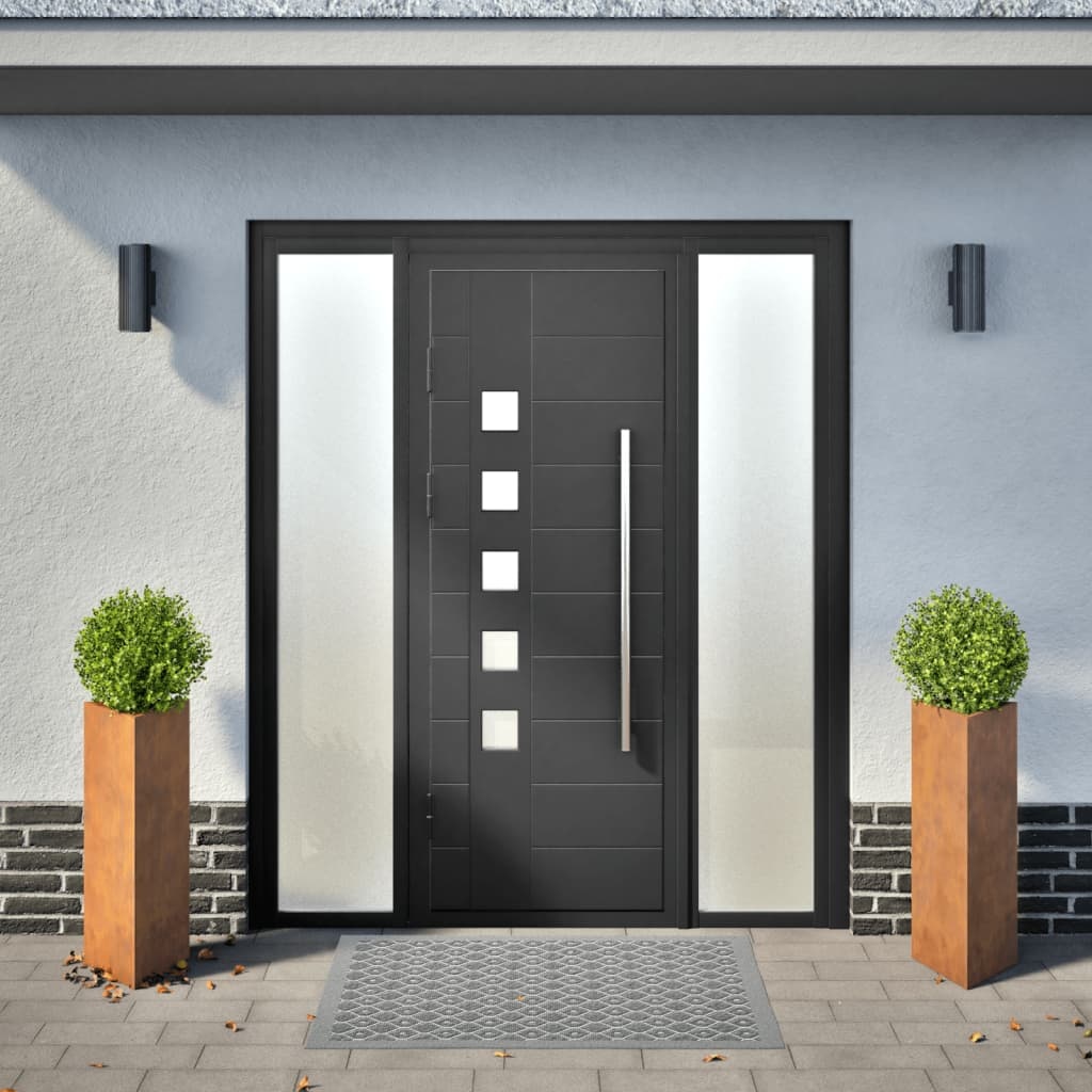 VidaXL Plantenbakken 2 st driehoek 30x26x75 cm cortenstaal