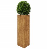 VidaXL Plantenbakken 2 st driehoek 30x26x75 cm cortenstaal