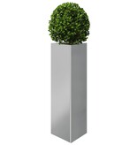 VidaXL Plantenbak driehoek 30x26x75 cm gegalvaniseerd staal