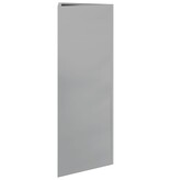 VidaXL Plantenbak driehoek 30x26x75 cm gegalvaniseerd staal