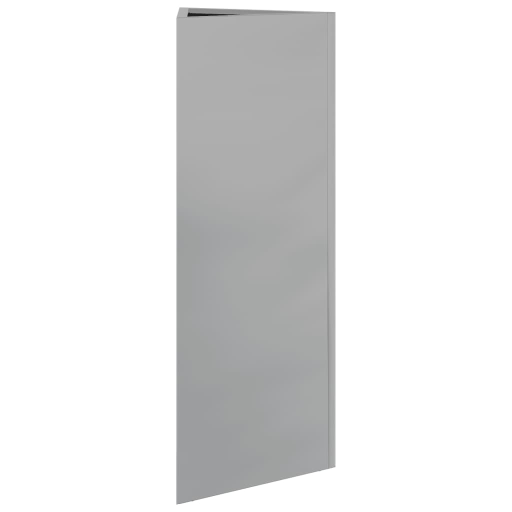 VidaXL Plantenbak driehoek 30x26x75 cm gegalvaniseerd staal