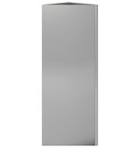 VidaXL Plantenbak driehoek 30x26x75 cm gegalvaniseerd staal