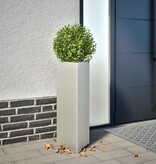 VidaXL Plantenbakken 2 st driehoek 30x26x75 cm roestvrij staal