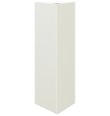 VidaXL Plantenbakken 2 st driehoek 30x26x75 cm staal wit