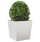 VidaXL Plantenbakken 2 st 50x50x50 cm roestvrij staal