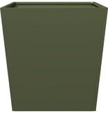 VidaXL Plantenbak 50x50x50 cm staal olijfgroen