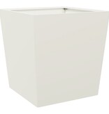 VidaXL Plantenbakken 2 st 50x50x50 cm staal wit