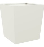 VidaXL Plantenbak 50x50x50 cm staal wit