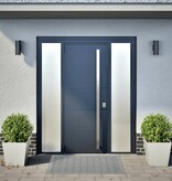 VidaXL Plantenbakken 2 st 40x40x40 cm roestvrij staal