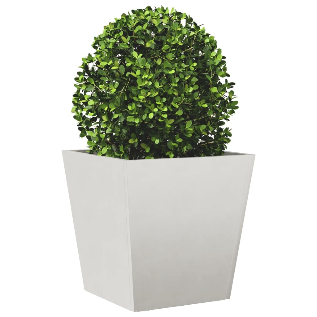 VidaXL Plantenbakken 2 st 40x40x40 cm roestvrij staal