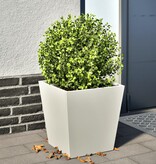 VidaXL Plantenbak 40x40x40 cm staal wit