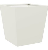 VidaXL Plantenbak 40x40x40 cm staal wit