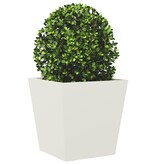 VidaXL Plantenbak 40x40x40 cm staal wit