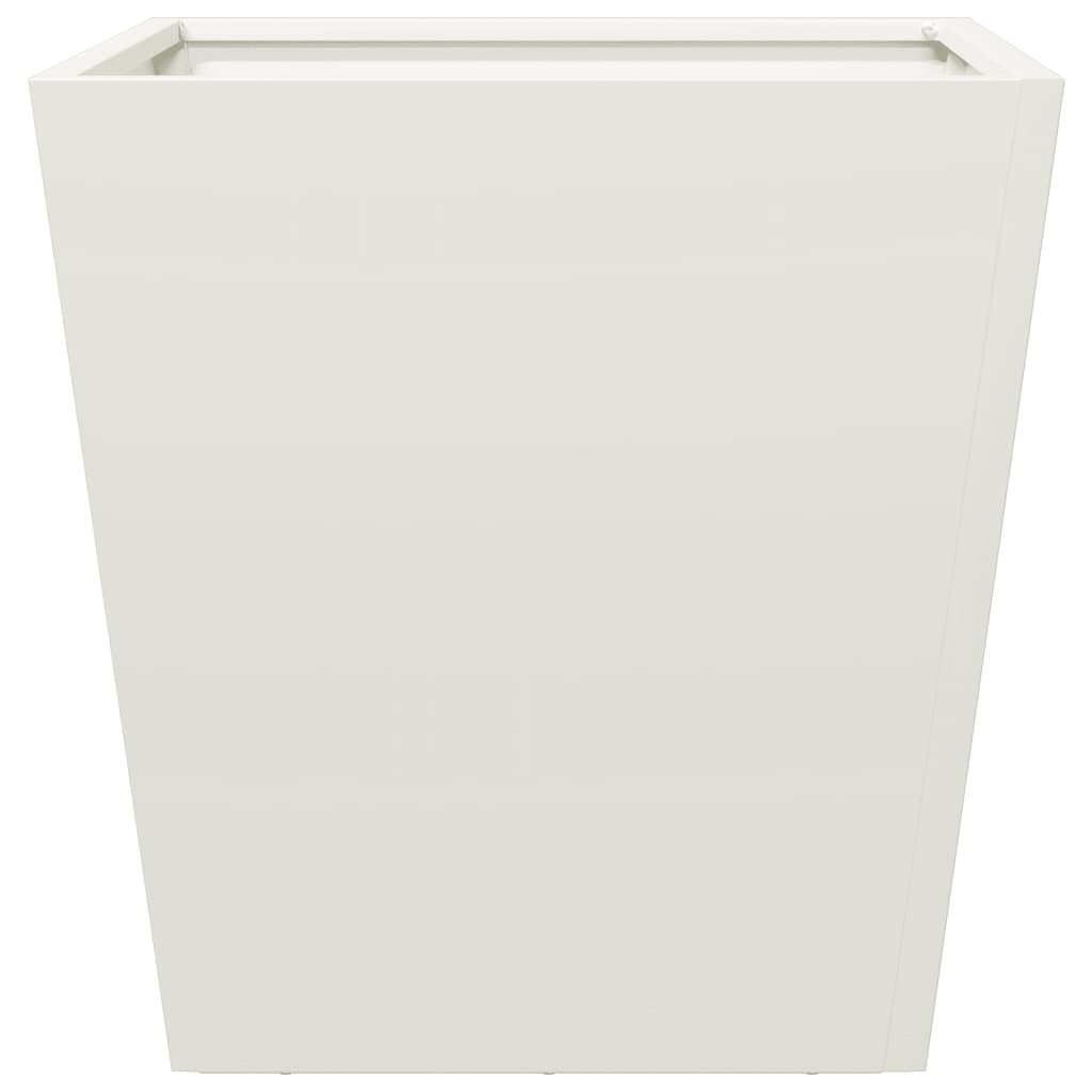 VidaXL Plantenbak 40x40x40 cm staal wit