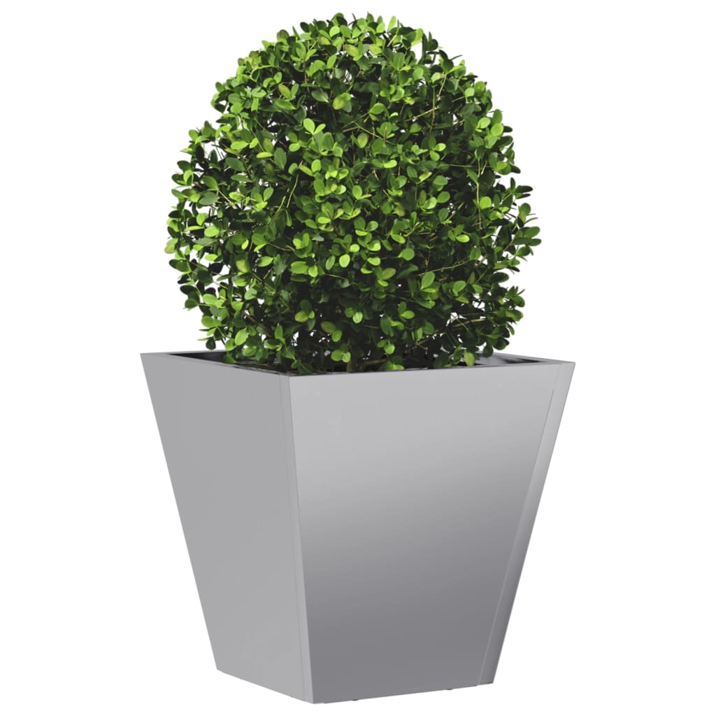 VidaXL Plantenbakken 2 st 30x30x30 cm gegalvaniseerd staal