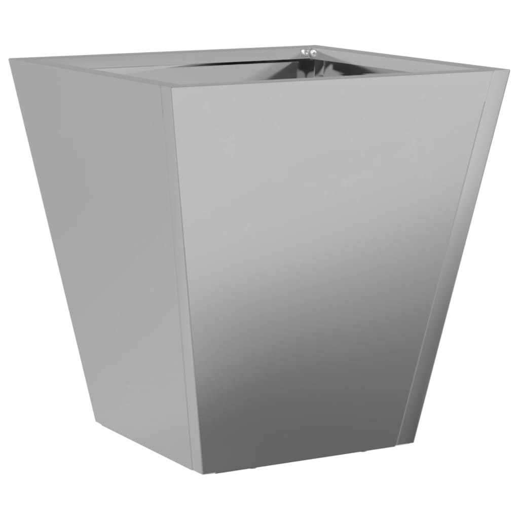 VidaXL Plantenbakken 2 st 30x30x30 cm gegalvaniseerd staal