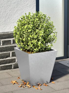 vidaXL Plantenbak 30x30x30 cm gegalvaniseerd staal