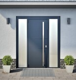 VidaXL Plantenbakken 2 st 30x30x30 cm roestvrij staal