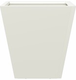 VidaXL Plantenbak 30x30x30 cm staal wit