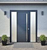 VidaXL Plantenbakken 2 st 30x30x30 cm staal zwart