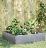 VidaXL Plantenbak verhoogd 100x100x25 cm gegalvaniseerd staal