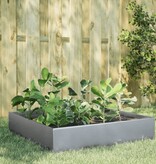 VidaXL Plantenbak verhoogd 100x100x33,5 cm gegalvaniseerd staal